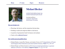 Tablet Screenshot of becker.phonologist.org
